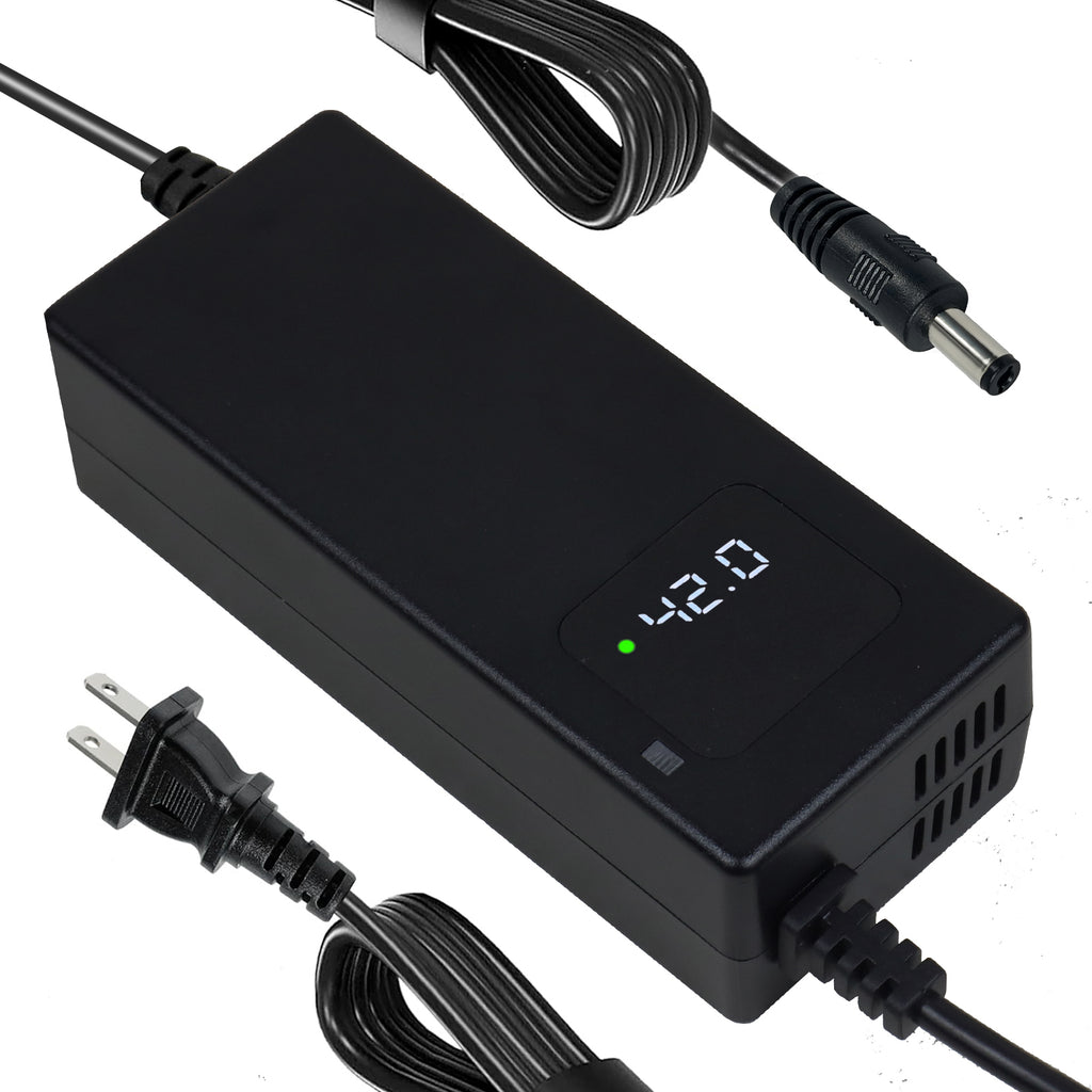 YZPOWER 42V 2A Lithium Battery Charger Replacement for 36V Li-ion Pack Compatible with GOTRAX GXL V2, G2, G3, G4, Apex, Glider, XR Elite, XR Ultra