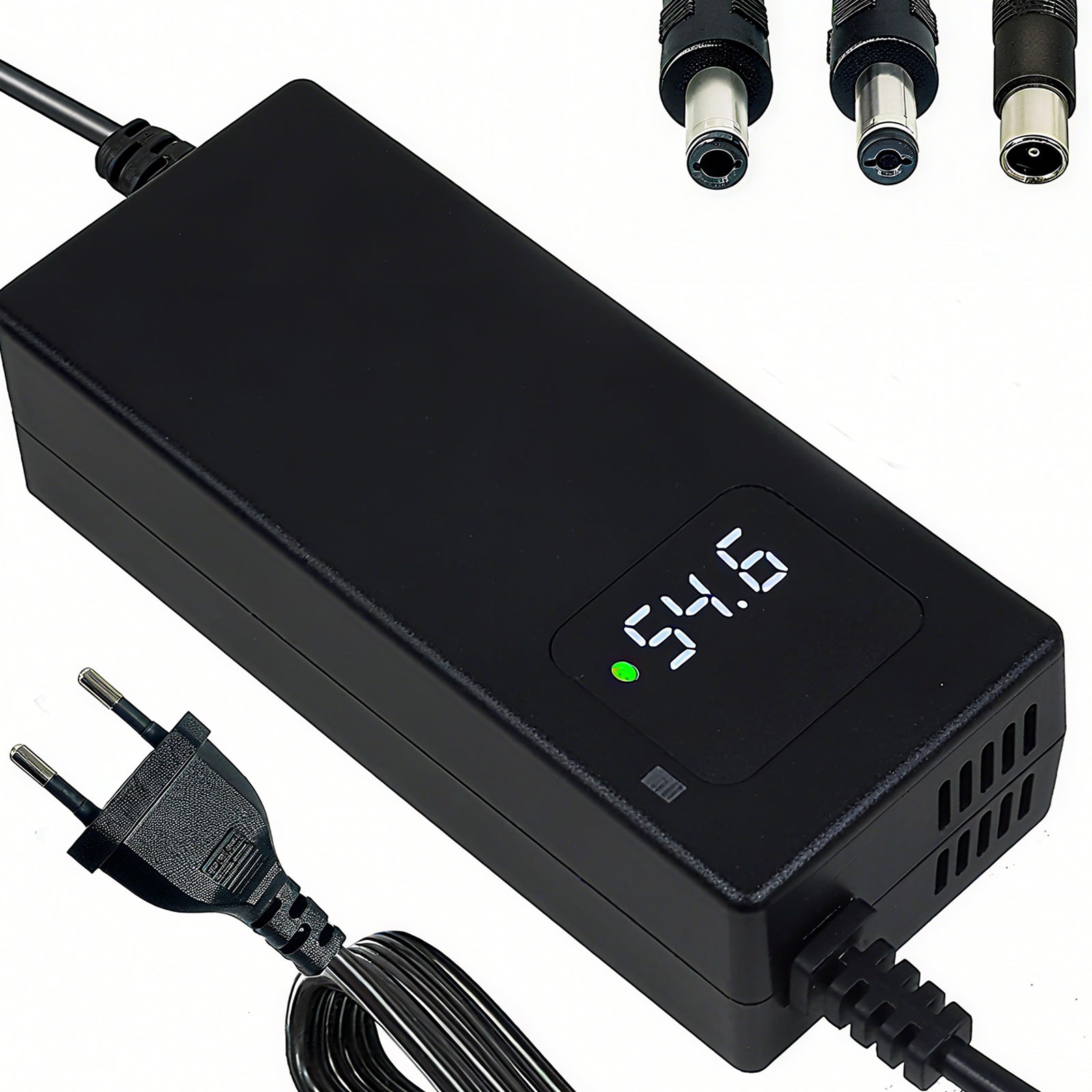 YZPOWER 48v Lithium Battery Charger,54.6v 2A Power Charger Adapter DC 1 Prong 5.5 2.1mm Replacement for 48v Li-ion Battery Pack